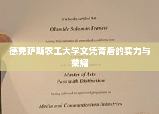 解码德克萨斯农工大学，荣耀文凭背后的实力传奇