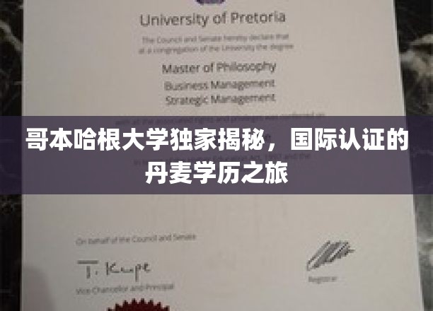 哥本哈根大学独家揭秘，国际认证的丹麦学历之旅
