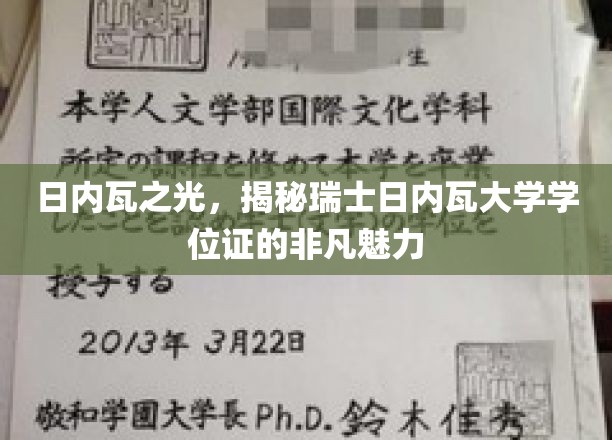 日内瓦荣耀，探寻瑞士大学学位证的独特魅力