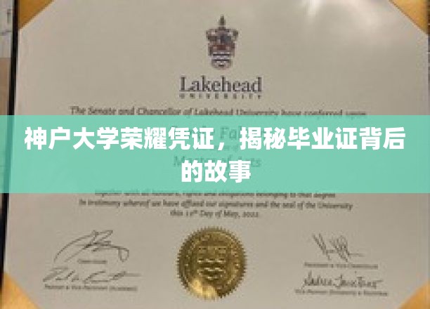 神户大学荣耀凭证，揭秘毕业证背后的故事