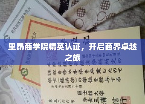 商界精英启航，里昂商学院精英认证，打造卓越商业未来