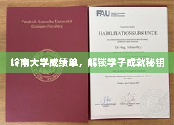 岭南大学学子荣耀解码，成绩单背后的学术风采