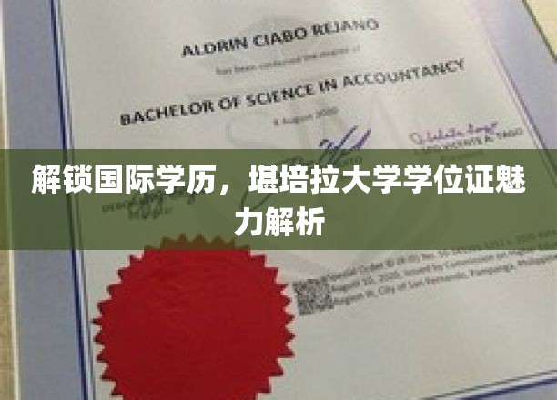全球通行证，揭秘堪培拉大学学位证的非凡价值
