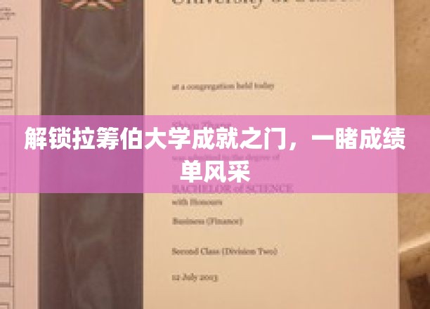 探寻拉筹伯大学荣耀足迹，揭秘辉煌成就背后的故事