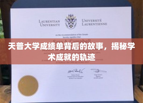 解码天普大学成绩单，探寻学子学术成长的秘密轨迹