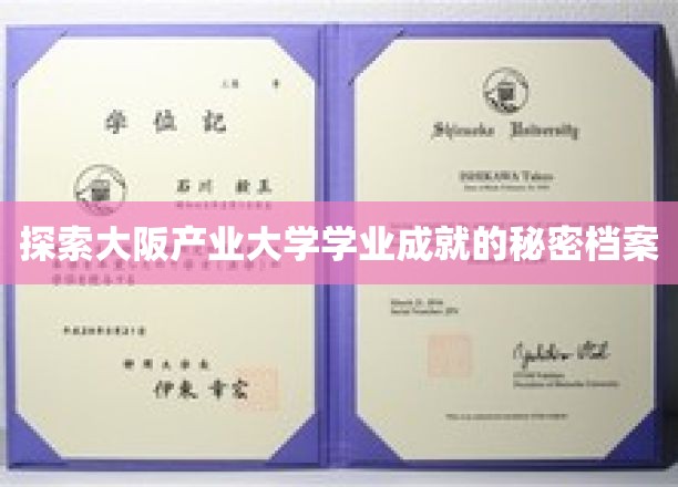 解锁大阪产业大学卓越学业的神秘之门