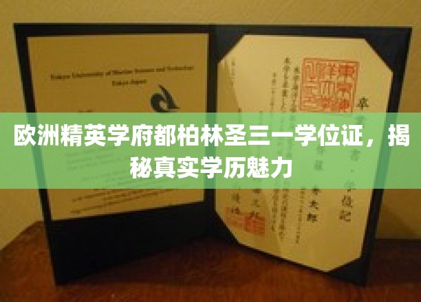 欧洲顶尖学府通行证，都柏林圣三一学位证的独特魅力解析