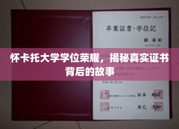 探寻怀卡托大学荣耀学位，证书背后的传奇故事