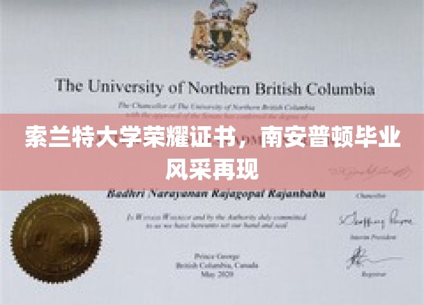 索兰特大学荣耀证书，南安普顿毕业风采再现
